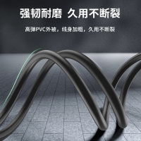 晶华 HDMI线2.0版 4K数字高清线 笔记本电脑机顶盒连投影仪显示屏数据连接线 合金黑色1米 H630C