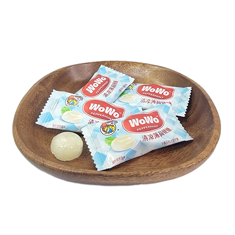 喔喔清凉薄荷硬糖散装250g婚庆结婚喜糖年货午后休闲零食品高清大图
