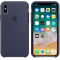 APPLE MIDNIGHT BLUE IPHONE X SILICONE CASE 午夜藍 硅膠 原裝 手機保護殼套