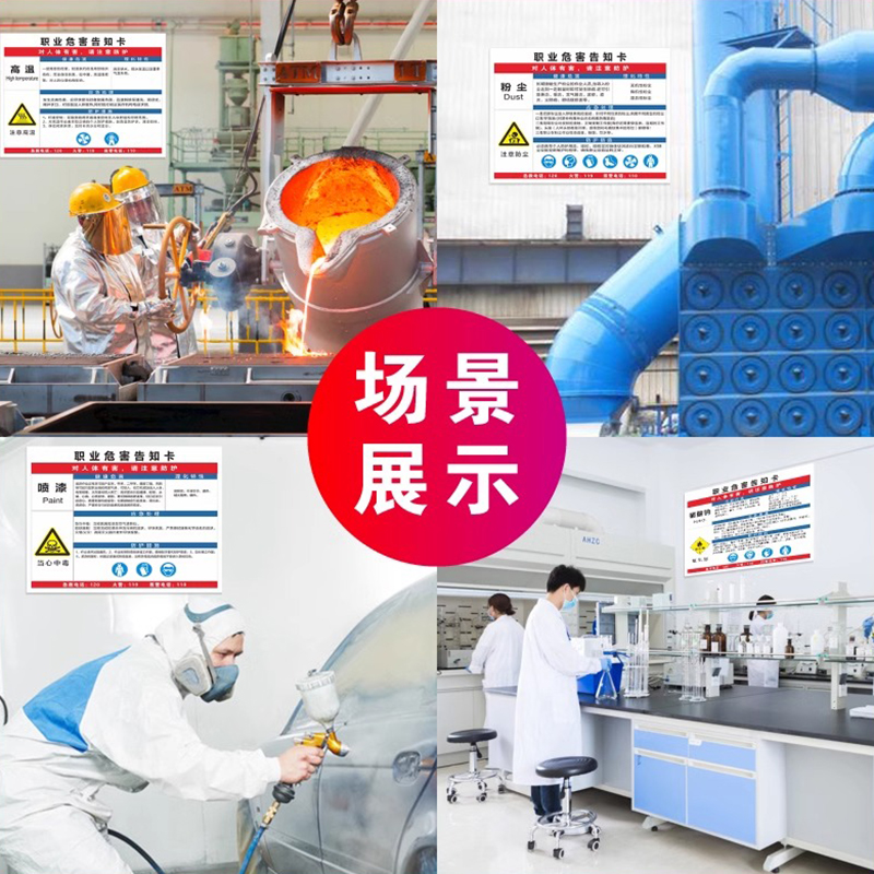 高翊柏 10021080 有限空间受限警示牌告知卡(除尘器2)40x60cm 车间提示标志PVC板标识牌安全警示牌高清大图