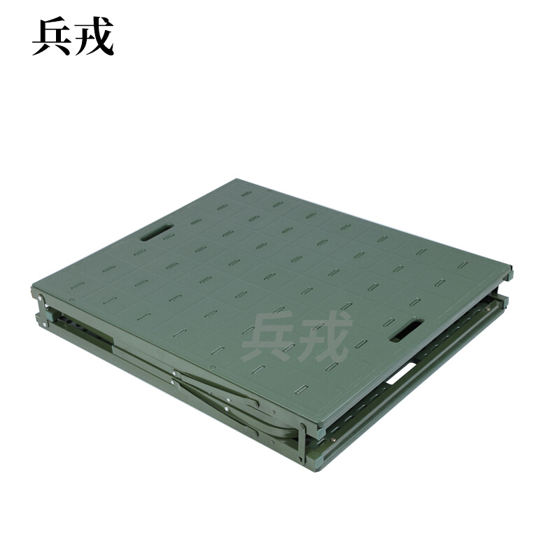 兵戎 简单便易携带折叠床钢塑材料 单人床 折叠床板架床 战用折叠床200*80CM