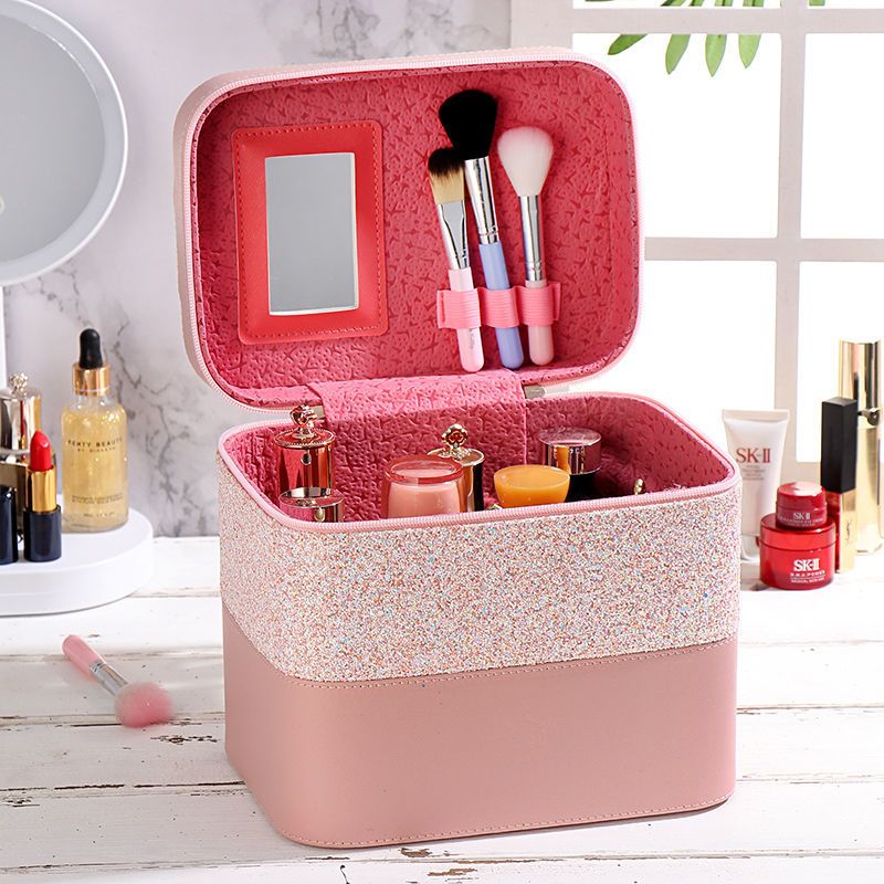 多功能化妆箱手提跟妆师便捷收纳盒大容量防水家用化妆包女