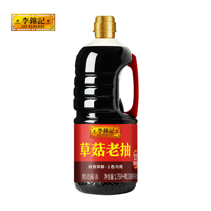 李锦记草菇老抽1.9L 炒菜上色高清大图