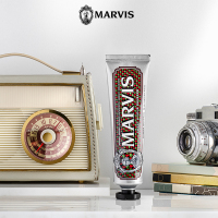 MARVIS玛尔仕清甜琥珀牙膏75ml 持久清新洁净皓齿淡淡松香
