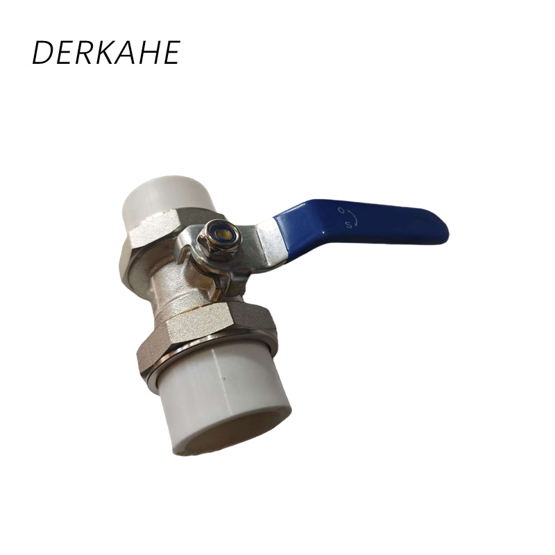 DERKAHE 全铜中型PPR双活接球阀 DE25 个高清大图