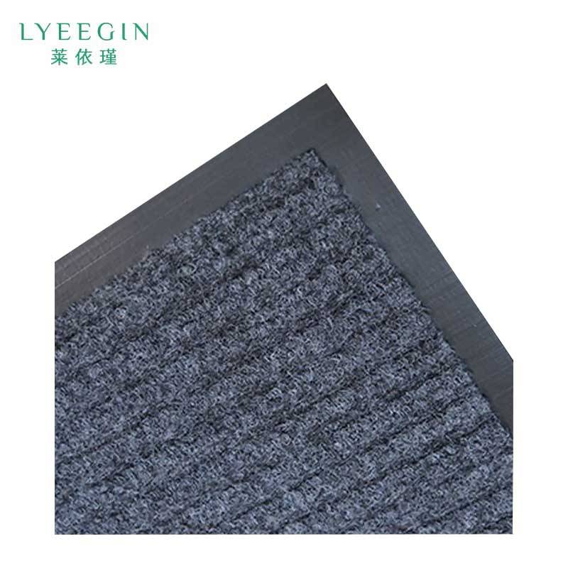 莱依瑾 LYEEGIN 地垫 双条纹四周封边 定制 平方米高清大图