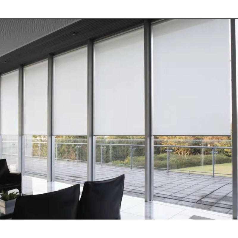 曼华达窗帘阳光面料卷帘阻燃qsm6712透景卷帘