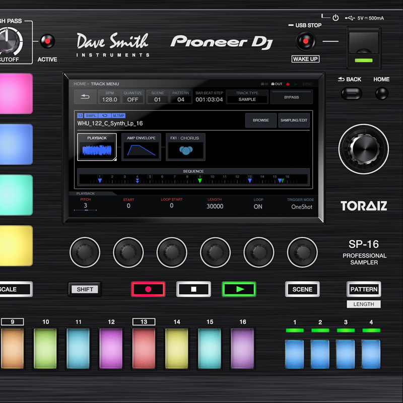 先锋(PIONEER) TORAIZ SP-16音序器合成器DJ采样器打碟机效果器打击垫编曲制作 DJ音响设备 金属材质