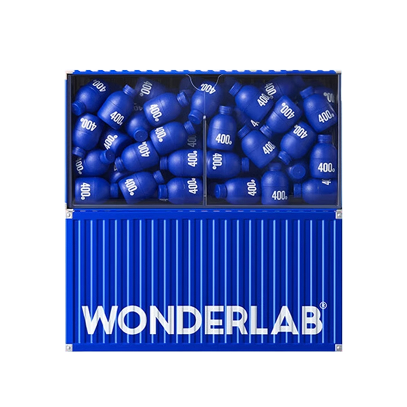 万益蓝Wonderlab小蓝瓶80瓶益生菌大人女性儿童肠胃道冻干粉443高清大图