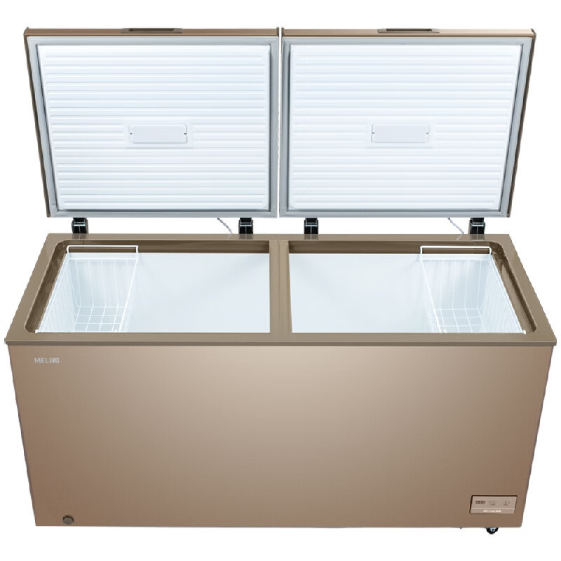 美菱bcbd536dte卧式冷柜536l二级效能商用大冷柜冷藏冷冻单温转换柜