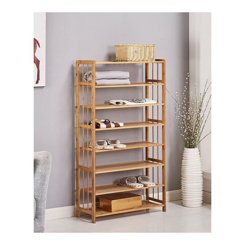 苏宁放心购鞋架多层简易家用经济型鞋柜收纳架组装现代简约防尘置物楠竹架子A-STYLE家具图片