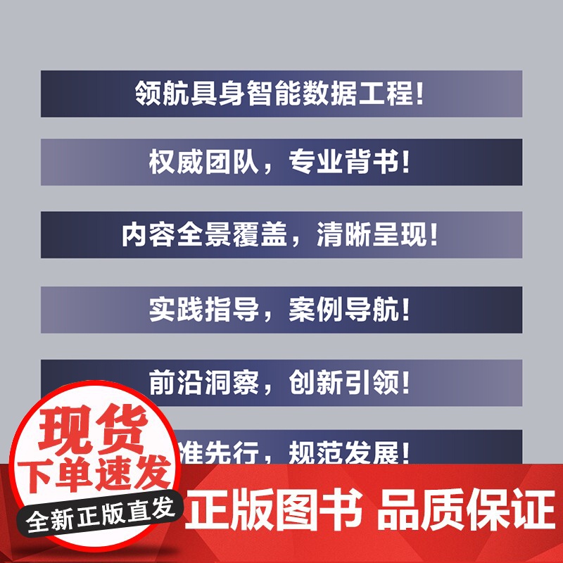 具身智能数据工程:标准、技术与实践指南 预计发货07.26高清大图