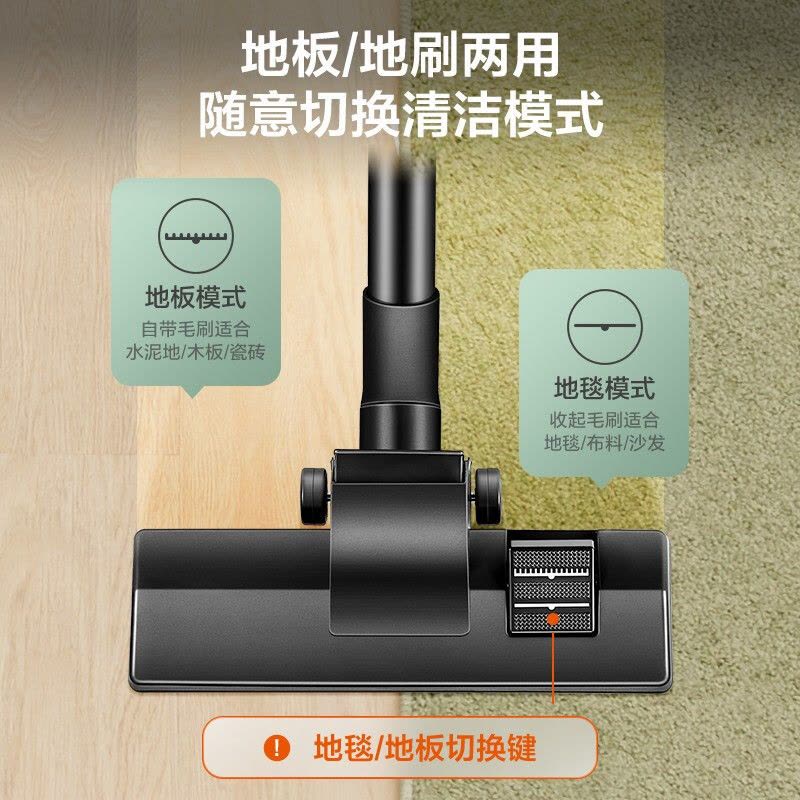 苏泊尔(SUPOR)吸尘器 干湿吹大功率多功能桶式带线商用家用吸尘器 14kpa强劲吸力 2重过滤 尘气分离VCC83F图片