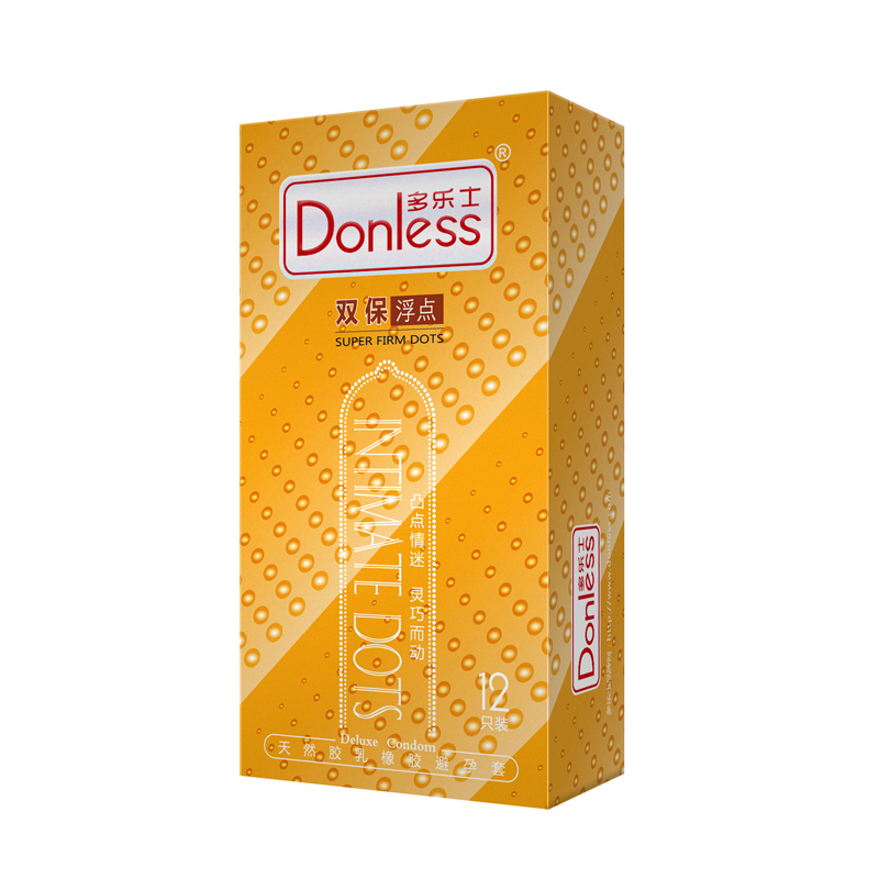 多乐士旗舰店12只避孕套新版双保浮点系列1盒安全套凸点颗粒浮点保险