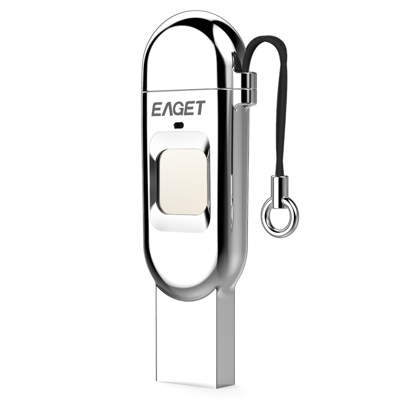 忆捷(Eaget)256GB Type-C USB3.1 HF-C01指纹加密手机U盘 双接口手机电脑多用 隐私安全保护高清大图