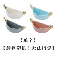 单个萌鹿皂盒颜色随机 沥水鹿角香皂肥皂个性卫生间吸盘皂肥皂香皂一体盒盒盒盒子收纳盒