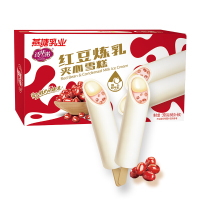 燕塘诗华诺 红豆炼乳夹心雪糕 鲜奶冰淇淋雪糕家庭装冷饮 冰激凌 6支装