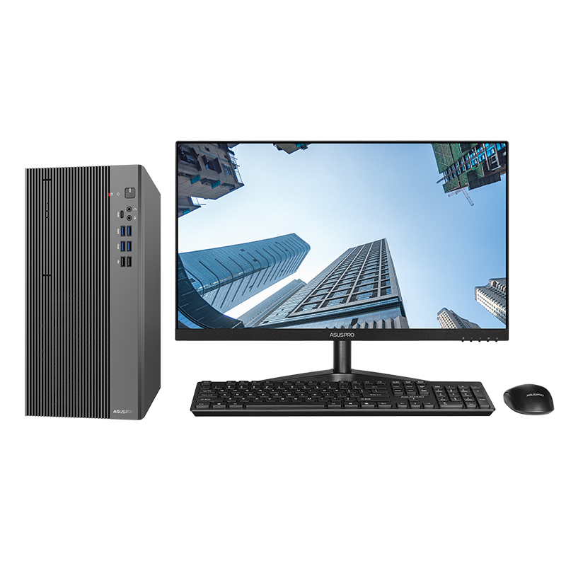 联硕弘道 DZ700MR国产商用台式机 兆芯KX-7000/16G/1T+256G/麒麟系统试用版/27英寸显示器高清大图