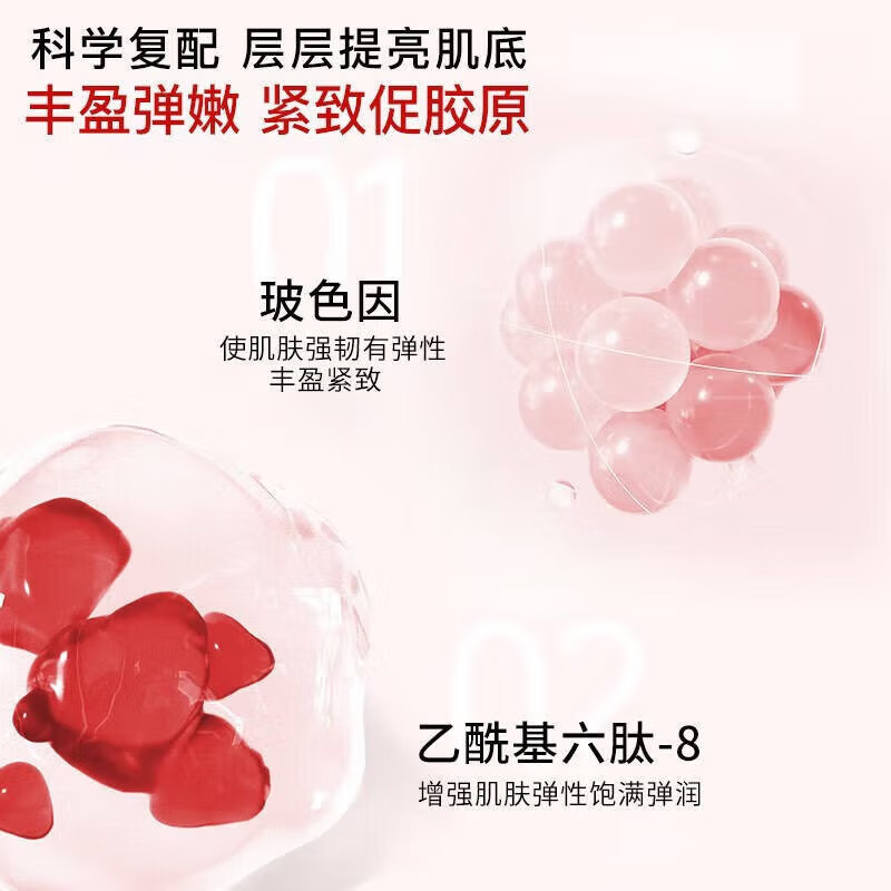 (Kans)韩束套装礼盒护肤套装 水光保湿弹润焕彩礼盒 洁面+水+乳液+精华+霜+眼霜+BB霜 保湿补水高清大图