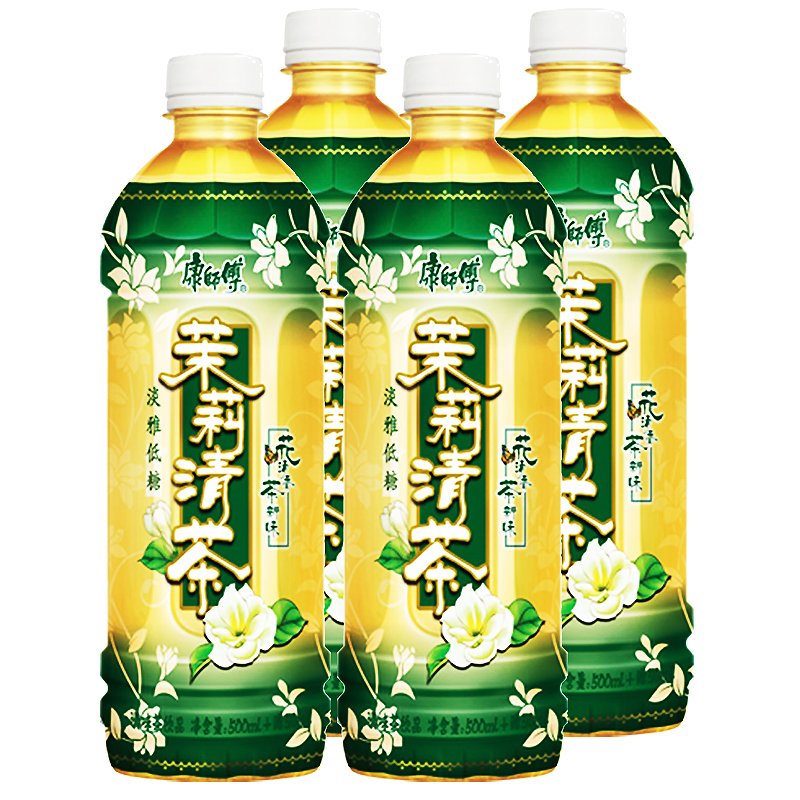[苏宁超市]康师傅茉莉清茶550ml*4(四连瓶)