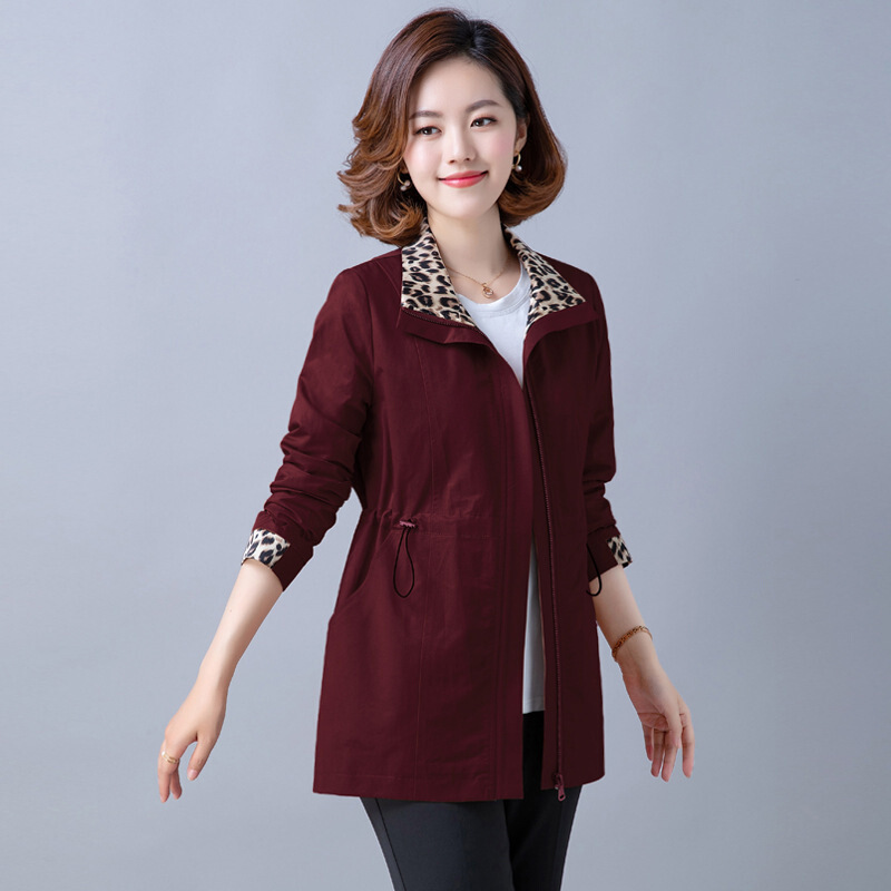 迪鲁奥(DILUAO)新款女装[品质保障]2021新款妈妈秋装棉开衫舒适50-60岁中老年女春秋老妈上衣洋气