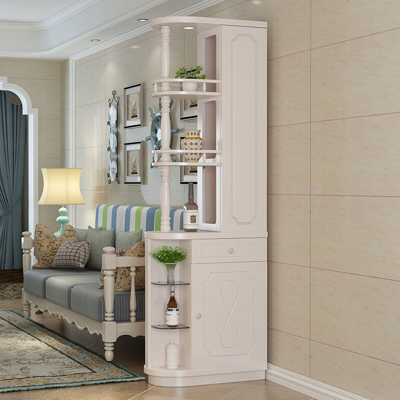 欧式客厅玄关隔断柜酒柜屏风柜间厅柜隔厅厅柜双面鞋柜装饰柜子欧因