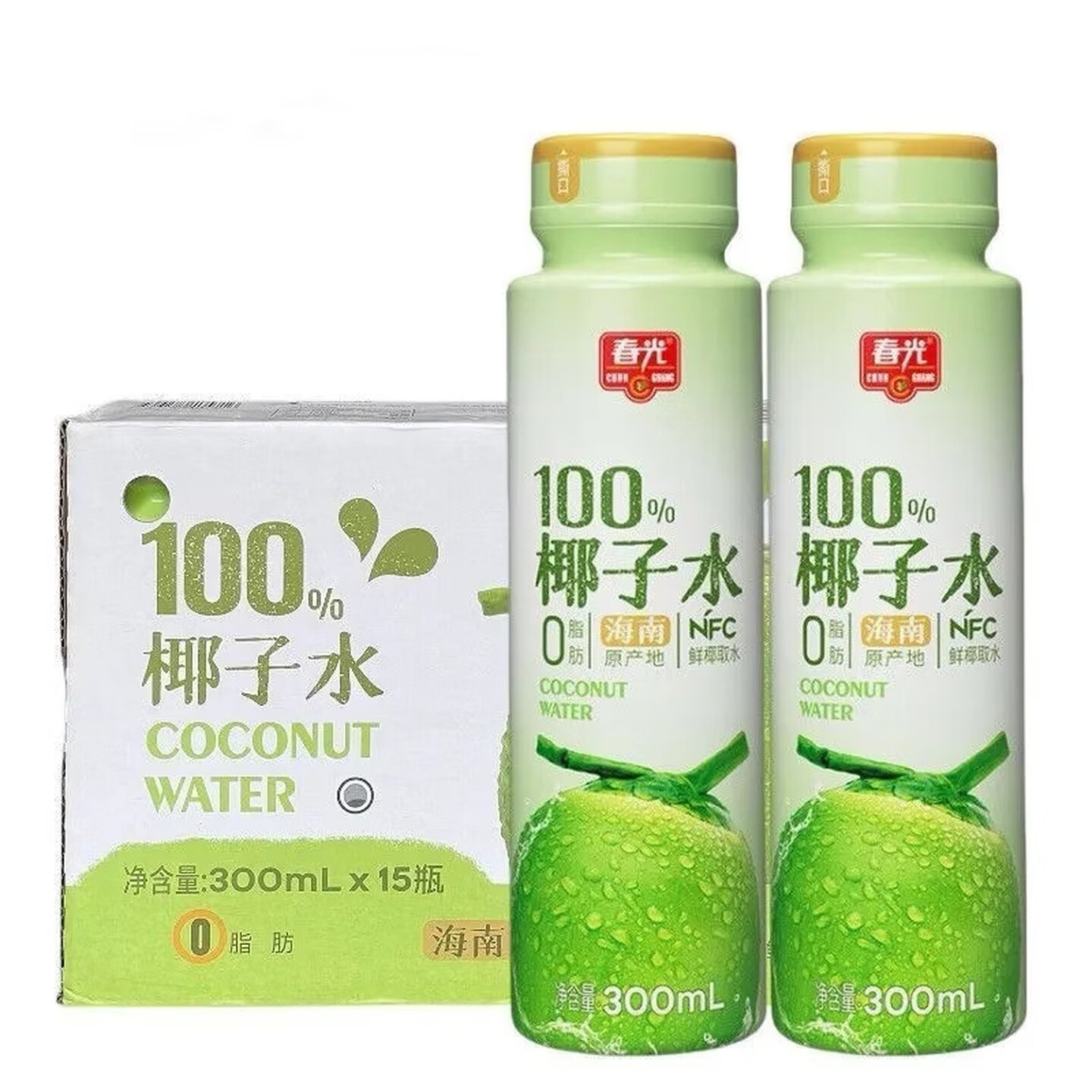 春光100NFC海南椰子水300ml整箱 300ml椰子水*15瓶(整箱)高清大图