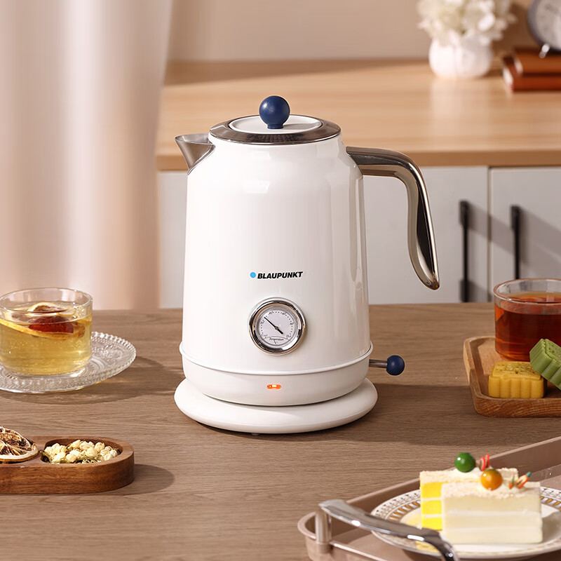 蓝宝(BLAUPUNKT)电热水壶家用大容量双层防烫烧水壶食品级304不锈钢煮水壶 1.7L 智能触控电热水壶 BP-D高清大图