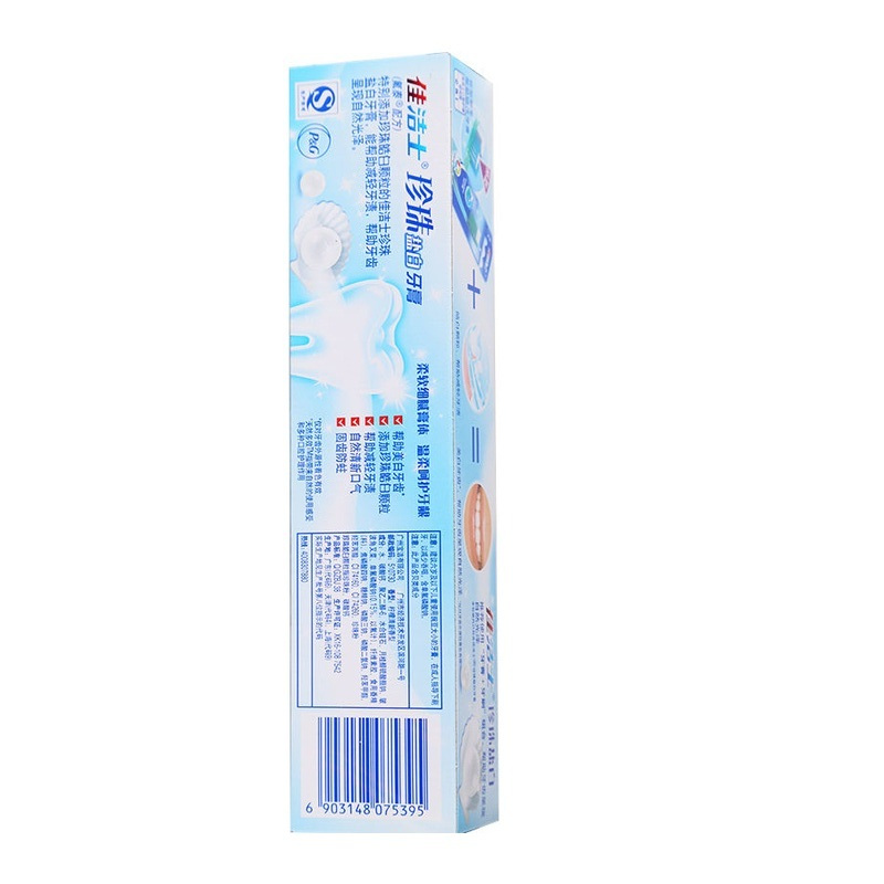 佳洁士(Crest) 柠檬清新 珍珠盐白 牙膏140g (单位 :支)