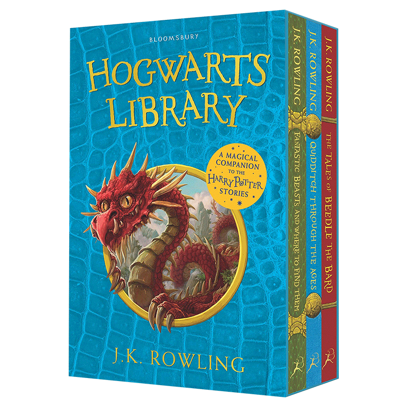[醉染正版]哈利波特外传3册套装 英文原版小说Harry Potter神奇动物在哪里 诗翁彼豆故事集 神奇的魁地奇球英文高清大图