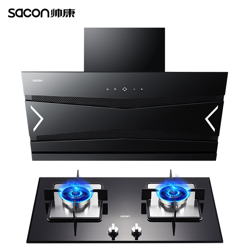 帅康(sacon)触控式厨电套装JE5737+35C 17立方 液化气