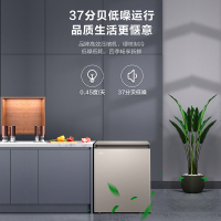 海尔(Haier)142升家用卧式冰柜冷柜小冰箱 专利减霜80% 150h断电保护 BC/BD-142GHPCA