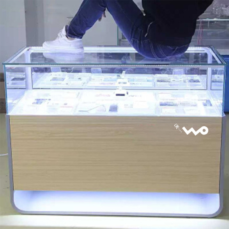 麦格尚 新款手机柜台 手机展示柜 体验台 维修台 配件柜1节 (1200*550*900)