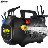 指南车 X5高压洗车机家用高压清洗机220V感应电机洗车水泵洗车器刷洗车水枪 汽车用品—(X5豪华版)