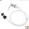 K58-S91D3款拉丝泵头+硅胶延长管 皂液器廷长管器304不锈钢按压器延长管大容量免加洗洁精洗涤剂泵