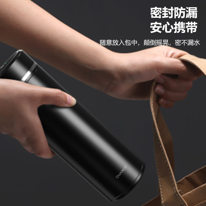 全格 保温杯大容量316不锈钢杯子 车载水杯 BW503-450白色