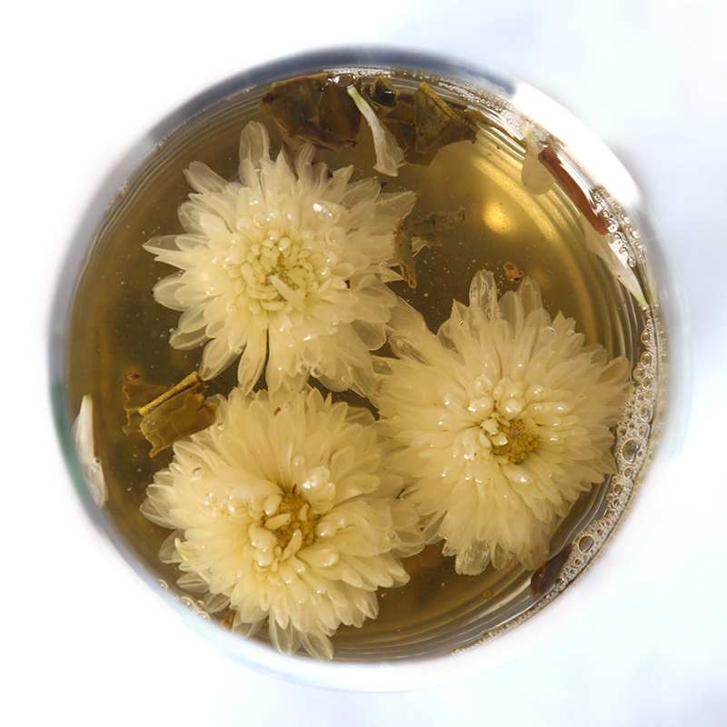 天方菊花绿茶60g袋装 炒青绿茶茶叶