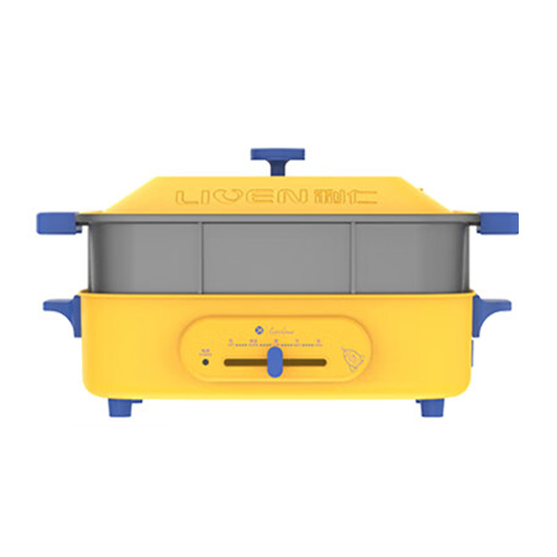 利仁料理锅5L电煮锅电炒锅电烧烤炉电火锅家用火锅快速升温M-8