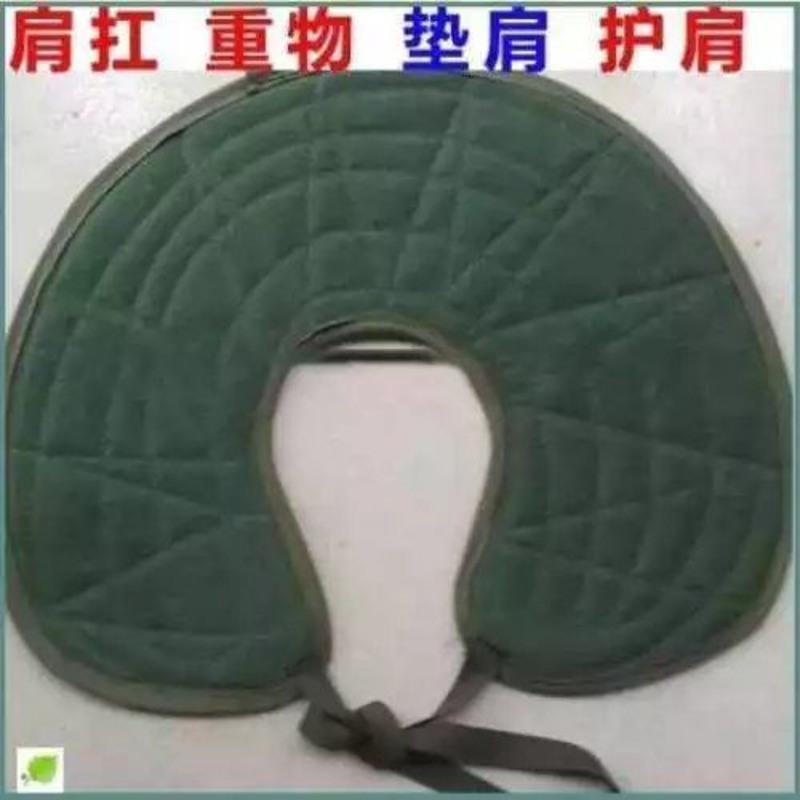 军绿色! 均码 扛钢筋披肩扛树扛包重物披肩装卸农田工地耐磨护肩垫五金护肩垫劳