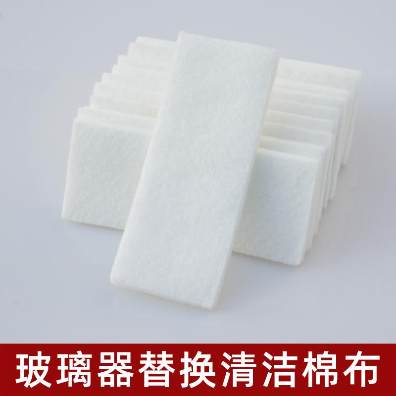 方形擦玻璃神器配件玻璃器替换通用棉胶条刮条双面擦清洁布海绵10片清洁棉4根胶条高清大图