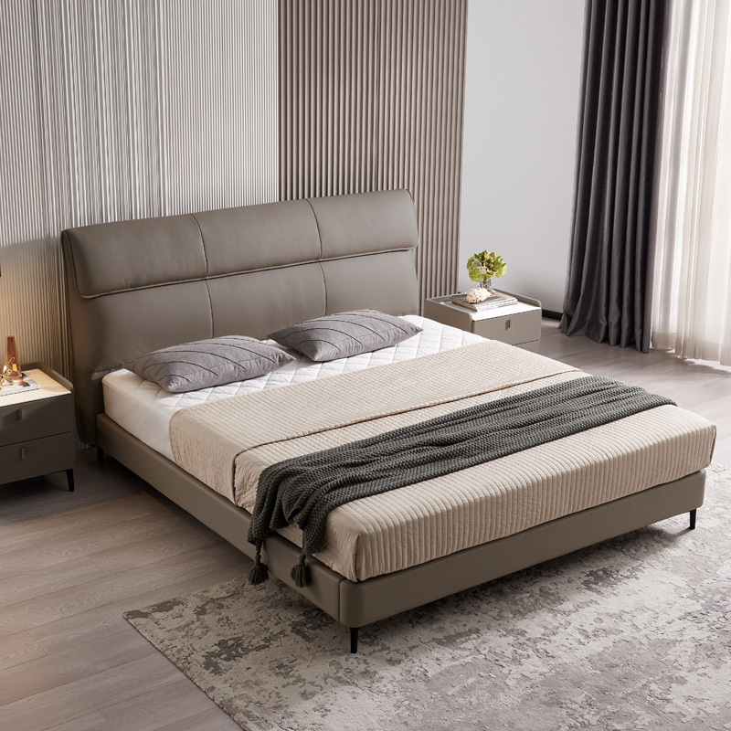 慕思derucci皮艺床