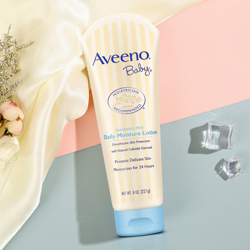 艾惟诺(Aveeno)儿童婴儿润肤乳227g+洗发沐浴二合一236ml组合装