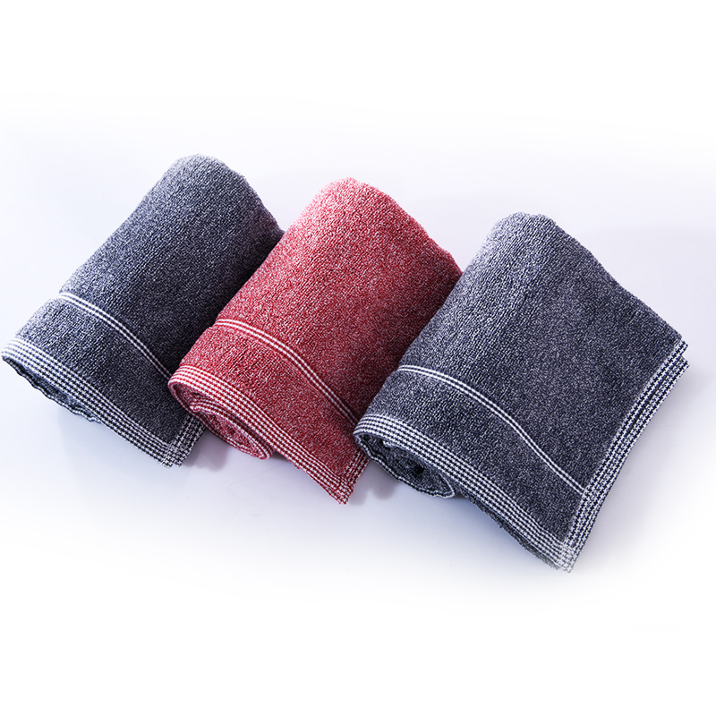亚光(LOFTEX)毛巾家纺纯棉吸水柔软加厚AB纱新生活面巾 3条装 混色 90g/条 33*70cm
