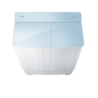 美的(Midea)11公斤半自动双桶双缸洗衣机 大容量洗涤 全塑箱体 强劲动力 MP110-211E 新品