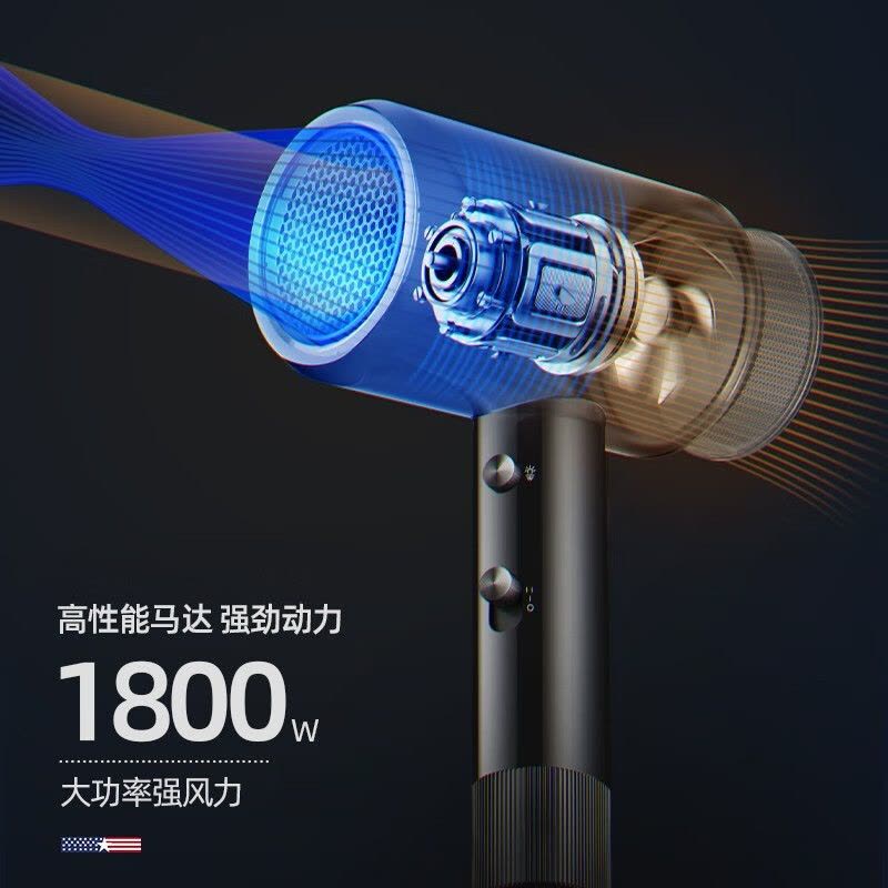 迈卡罗(MACAIIROOS)MC-BQ182电吹风机家用负离子大功率吹风筒冷热风发廊级理发店图片