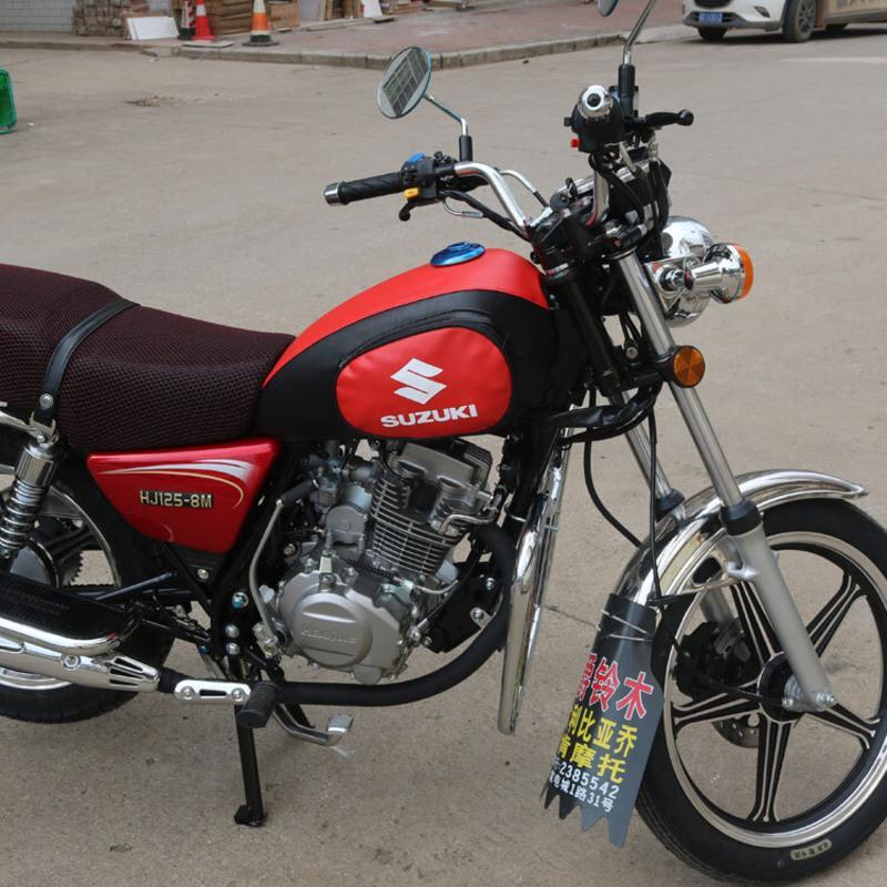 豪爵铃木hj125-8/8k/8e/8f/8m/8t摩托车gn125小太子油箱包套皮罩 0.