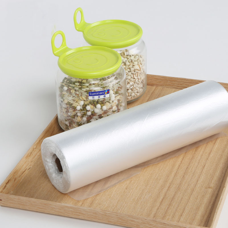单卷100只2030cm保鲜袋优云100500只保鲜袋食品级纯pe全新料食品袋点