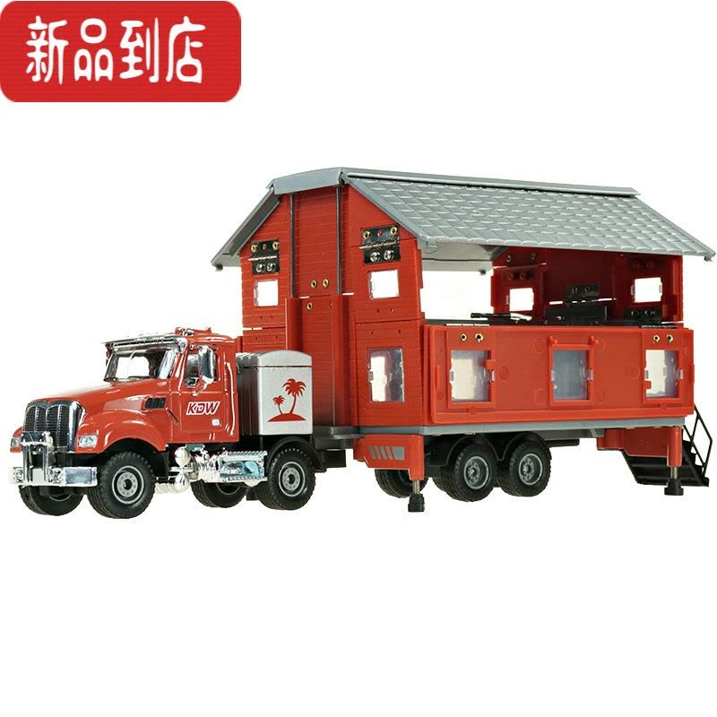 真智力双层房车可变形拼装旅行房车凯迪威合金房车汽车模型男孩礼物玩具图片