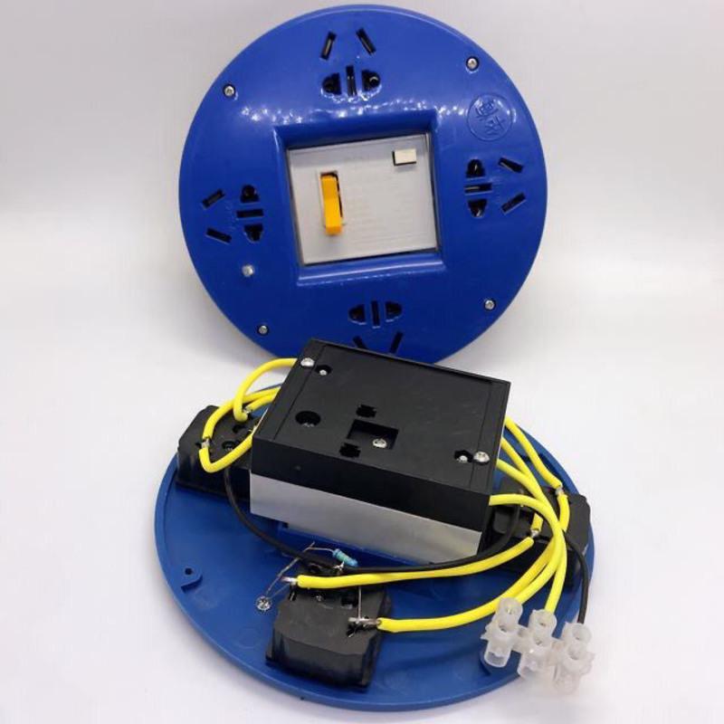 线盘插座模配件非线盘移动式手提电缆盘电线绕线盘插座模块配件漏电