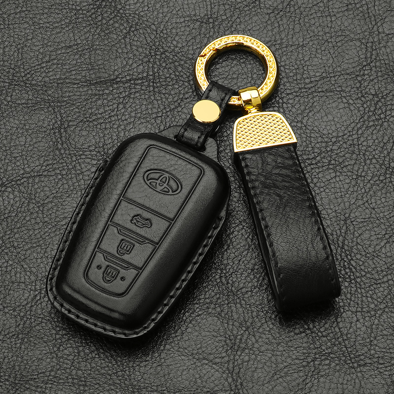 丰田卡罗拉雷凌钥匙套八代凯美瑞真皮钥匙包钥匙扣威兰达亚洲龙rav4